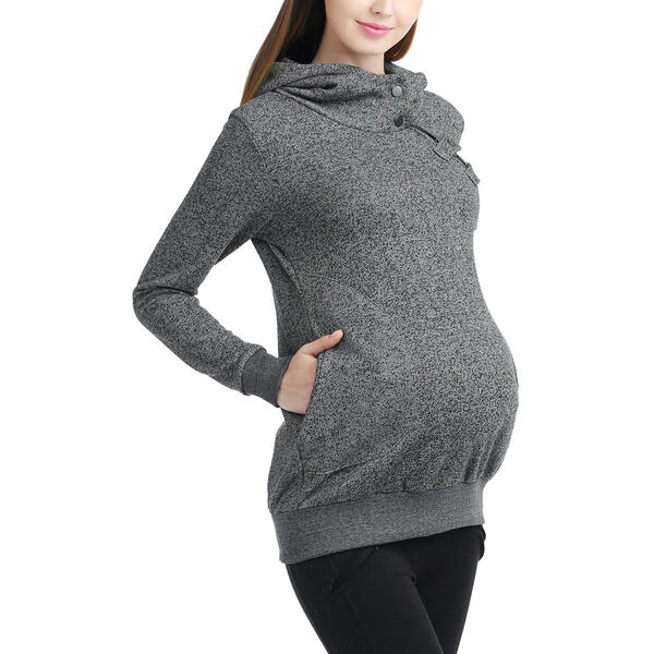 Womens Glow & Grow&#174; Asymmetrical Maternity Hoodie