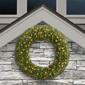 Puleo International 48in. Pre-Lit Warm White Utah Spruce Wreath - image 3