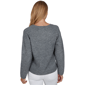 Womens Hearts of Palm Autumn Breeze V Neck Argyle Sweater - image 2