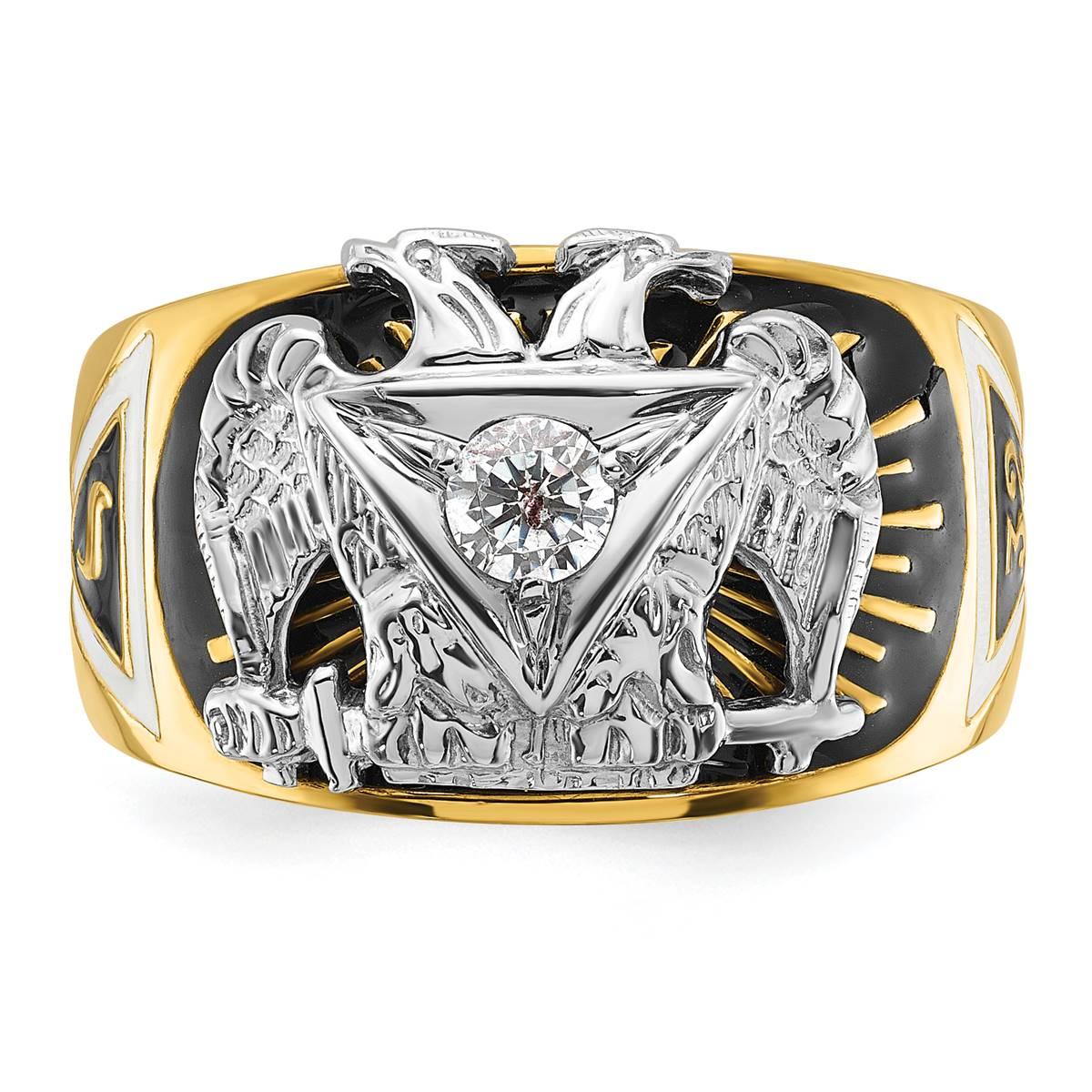 Mens Gentlemen’s Classics™ 14kt. Gold 1/5ctw. Diamond Eagle Ring