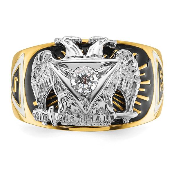 Mens Gentlemen’s Classics™ 14kt. Gold 1/5ctw. Diamond Eagle Ring