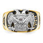 Mens Gentlemen’s Classics™ 14kt. Gold 1/5ctw. Diamond Eagle Ring - image 3