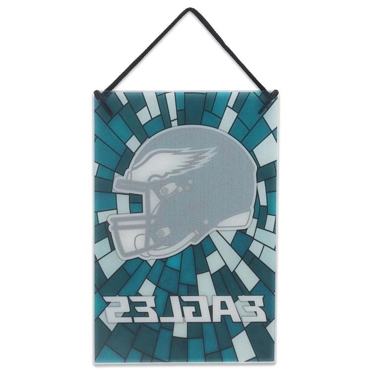 Open Road Eagles Helmet Small Hanging Acrylic Wall Decor