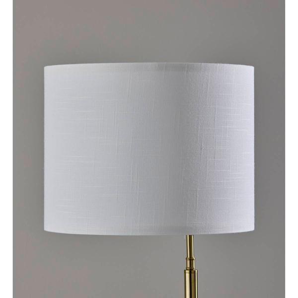 Adesso Joel Wireless Charging Floor Lamp with Metal Shade
