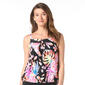 Womens Beach House Tropical Oasis Audrey Tankini Swim Top - image 1