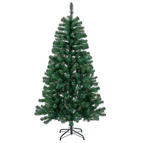 National Tree 6ft. Acacia Christmas Tree w/ Multicolor Lights - image 