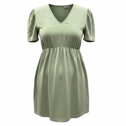 Womens Maternity Times Two Short Sleeve V-Neck Peplum Blouse