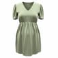 Womens Maternity Times Two Short Sleeve V-Neck Peplum Blouse - image 1