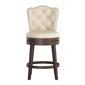 HH2 Home Edenwood Cream Counter Height Swivel Stool - image 3
