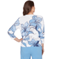 Womens Alfred Dunner St. Augustine Floral Pointelle Sweater - image 2
