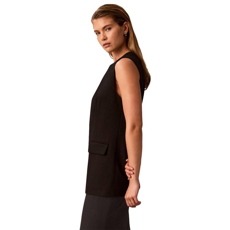 Womens Calvin Klein Sleeveless Compression Blouse