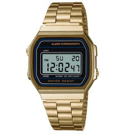 Mens Gold-Tone Digital Watch - 50517G-07-G27