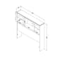 South Shore Aviron Twin Bookcase Headboard-Blueberry - image 7