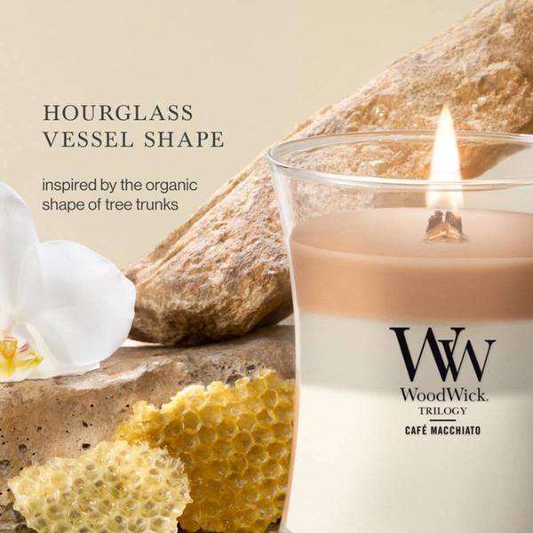 WoodWick® Cafe Macchiato Trilogy Medium Jar Candle