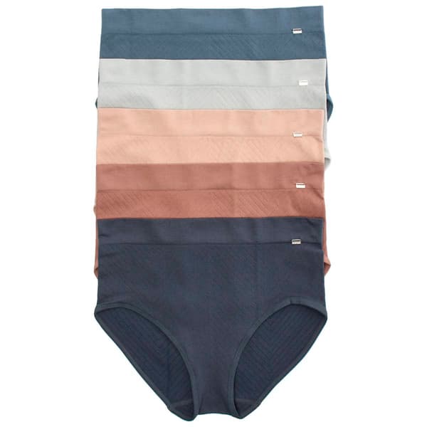 Nautica 5pk. Rib Smls Brief W/ Logo Bar Charm - image 