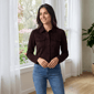 Womens Draper James Faux Suede Jacket - image 1