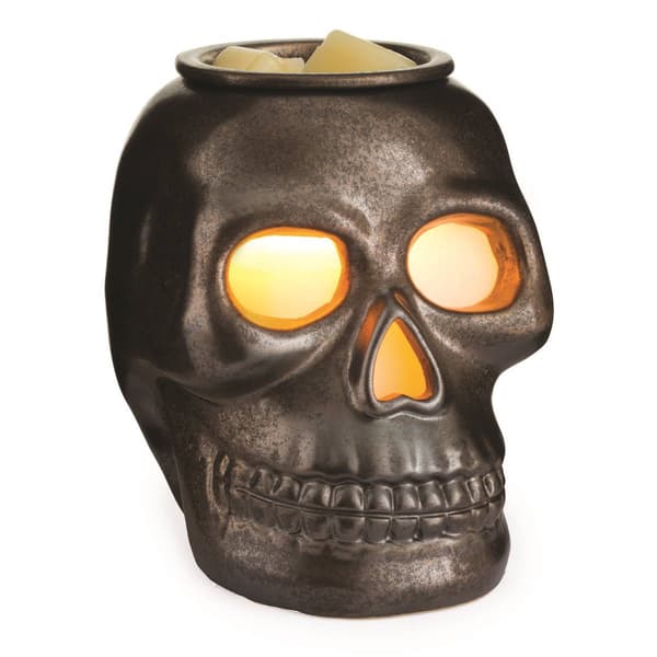 Candle Warmers Etc. Skull Illumination Wax Warmer - image 