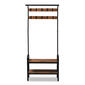 Baxton Studio Aislin Vintage Rustic Industrial Entryway Hall Tree - image 2