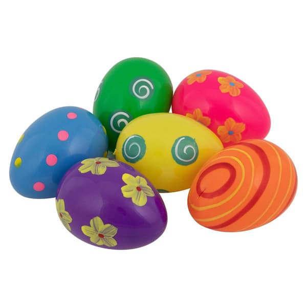 Northlight Seasonal 6ct. Colorful Springtime Easter Eggs - image 