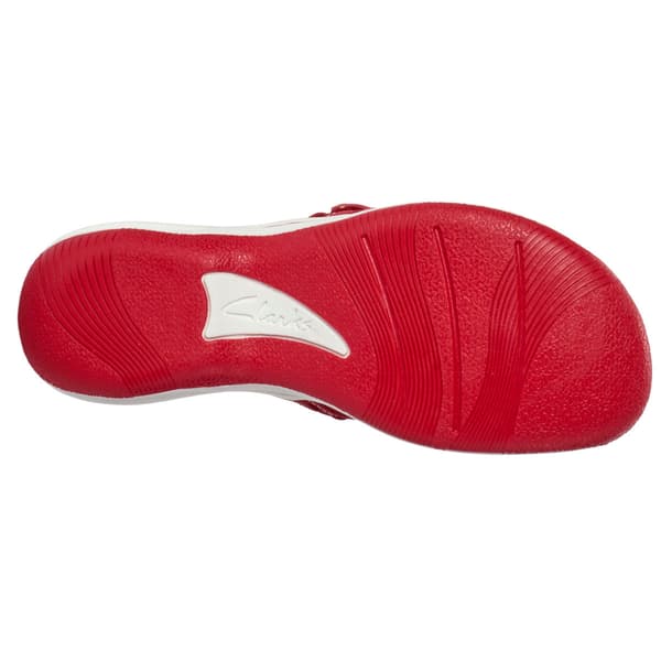 Womens Clarks Breeze Opal Thong Sandals