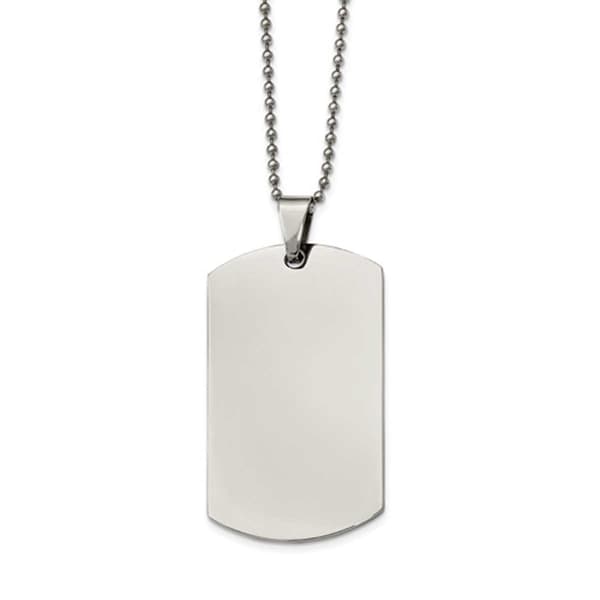 Mens Gentlemen's Classics&#40;tm&#41; X-Large Rounded 2mm Edge Necklace