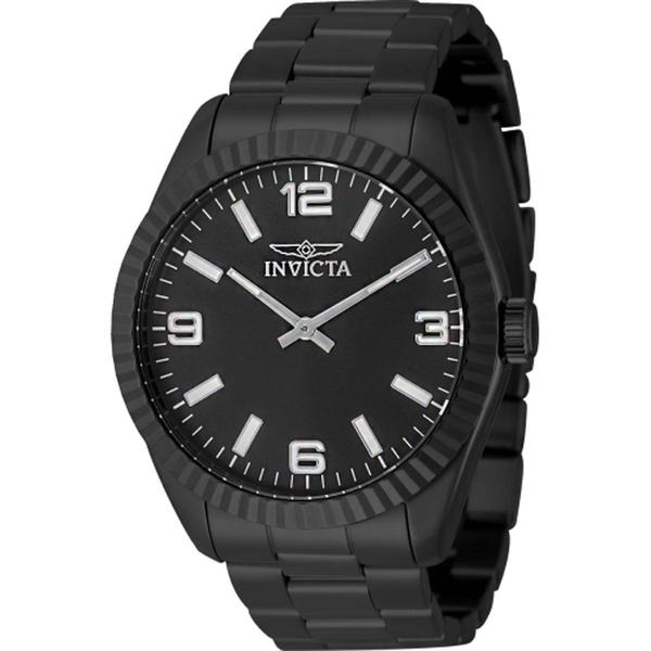 Mens Invicta Specialty Black Dial Quartz Watch - 50573 - image 