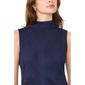 Womens MSK Sleeveless Mock Neck Faux Suede A-Line Dress - image 6