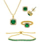 Gianni Argento Lab Grown Emerald 4pc. Necklace Set - image 1