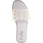 Womens Love 83 Clear Jelly Band Slide Sandals - image 5