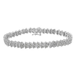 Diamond Classics&#40;tm&#41; 1kt. Diamond Sterling Silver Bracelet