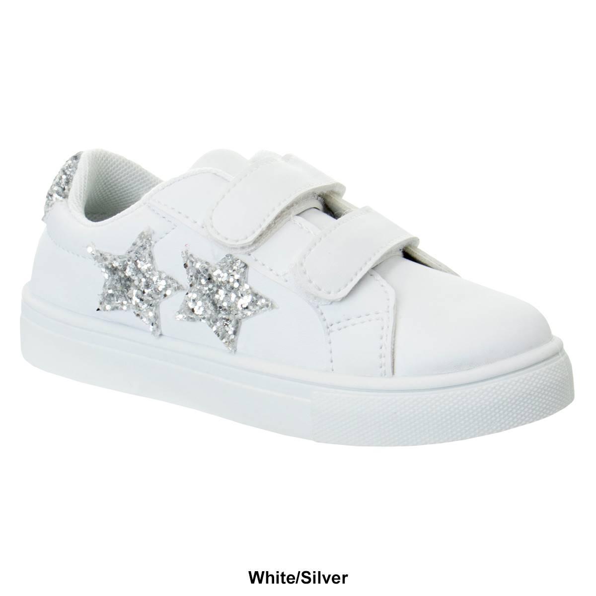 Little Girls Kensie Girl Glitter Star Fashion Sneakers