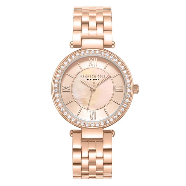 Womens Kenneth Cole(R) New York Rose Pearl Watch - KCWLG0062204