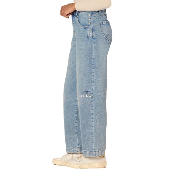 Womens Democracy "Ab"solution&#174; Skyrise Barrel Leg Jeans w/ Studs