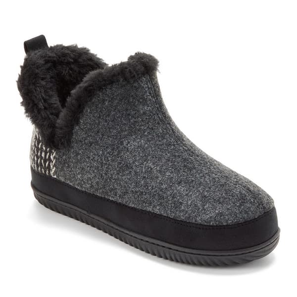 Womens Dearfoams(R) Felted & Plaid Boot - image 