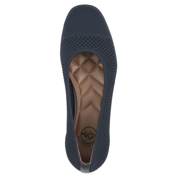 Womens White Mountain Florian Flats - Navy