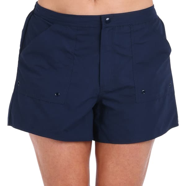 Womnes Maxine Woven Swim Board Shorts w/Lining - image 