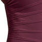 Womens DKNY Textured Front Solid One Piece Swimsuit - image 5