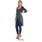 Womens 24/7 Comfort Apparel Long Sleeve High Low Hemline Tunic - image 4