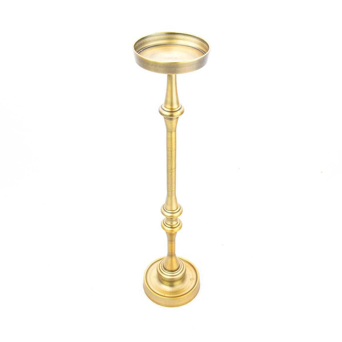 New Ridge Home Goods Dapper Round Iron Martini Side Tables