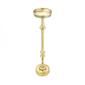 New Ridge Home Goods Dapper Round Iron Martini Side Tables - image 1