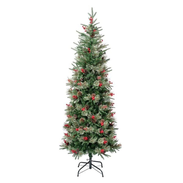 National Tree 6ft. Feel-Real&#40;R&#41; Virginia Pine Slim Christmas Tree