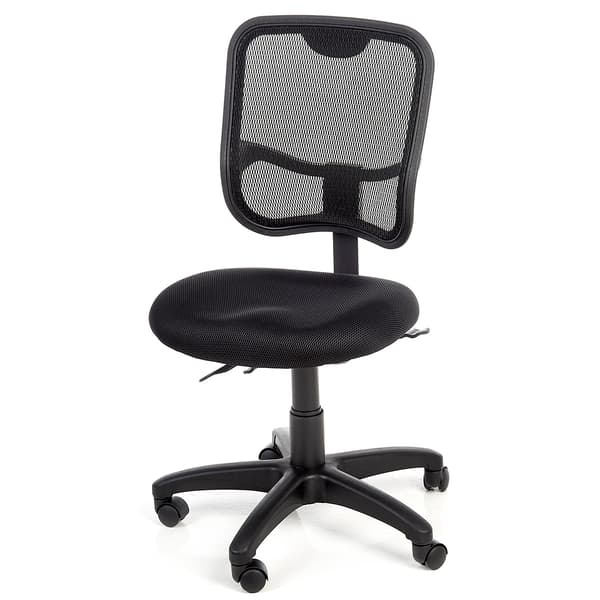 B &amp; G Sales Black Mesh Computer Task Chair