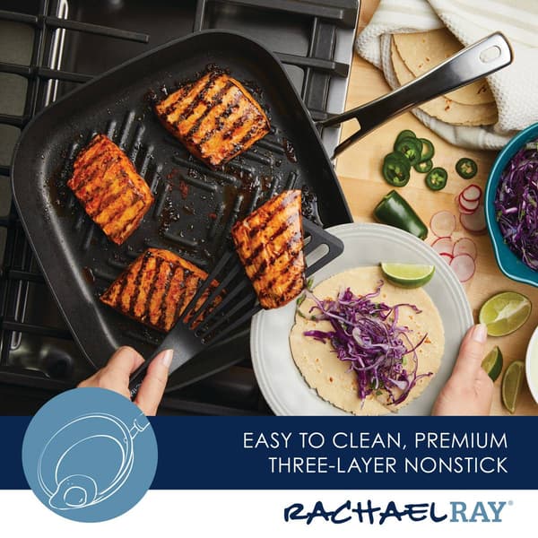 Rachael Ray Cook + Create 11in. Nonstick Deep Grill Pan