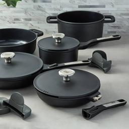 BergHOFF Phantom 8pc. Nonstick Ceramic Cookware Set w/ Lids