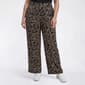 Plus Size Robert Louis Silky Tab & Button Abstract Wide Leg Pants - image 1