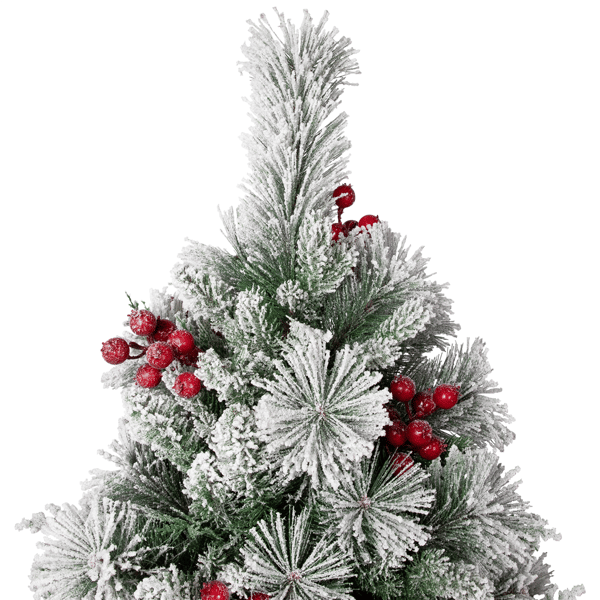 Northlight Real Touch™ 5ft. Full Flocked Spruce Christmas Tree