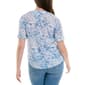 Petite Zac & Rachel Greece Scenic Tie Front Blouse - image 2