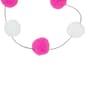 Northlight Seasonal 9ft. Pink & White Snowball Christmas Garland - image 4