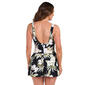 Womens Maxine Island Greenery Surplice One Piece Swimdress - image 2