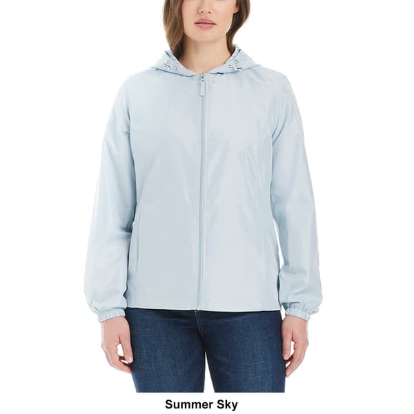 Womens d.e.t.a.i.l.s Windbreaker w/Stripe Hood Lining